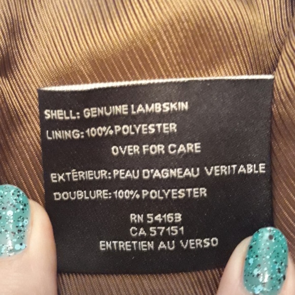 Cole Haan Lambskin Jacket - Picture 4 of 5